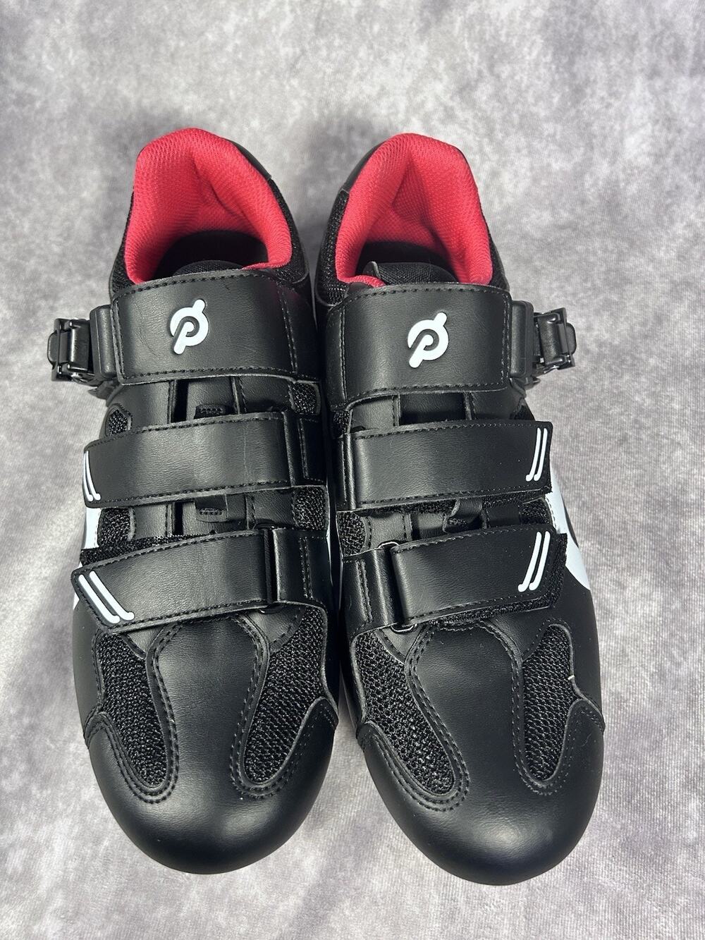 Peloton Bike Cycling Shoes Size 42 Black Spin Class Shoes w/ Ratchet Buckle
